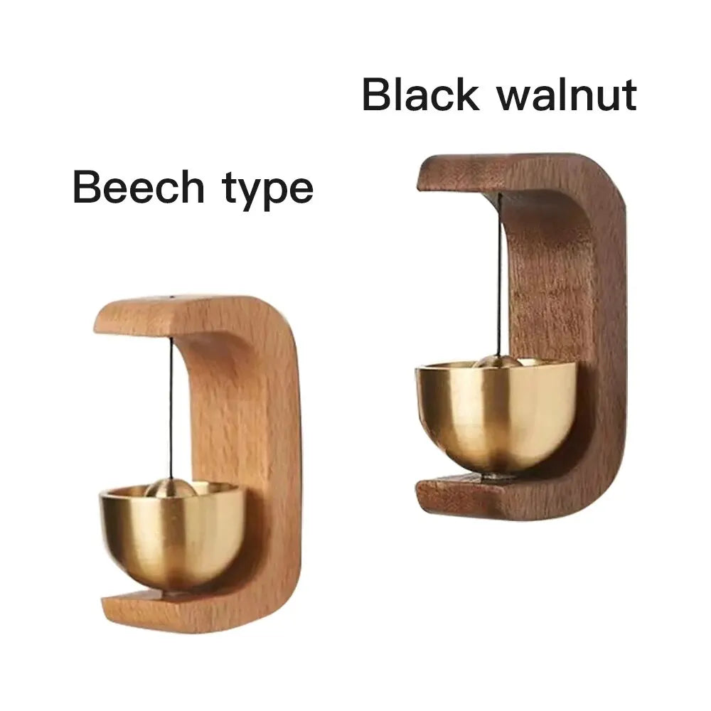 Dopamine Magnetic Wind Bell – Wooden & Copper Door Chime for Home Dealprice.co.uk