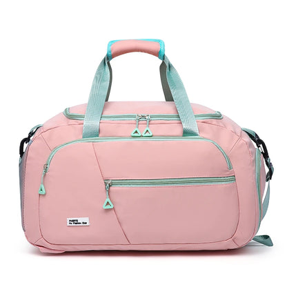 Women’s Large Oxford Travel Tote – Waterproof Gym & Weekend Shoulder Bag