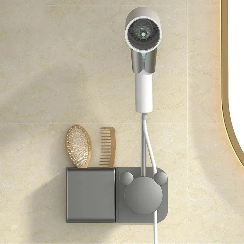 Wall-Mounted Adjustable Hair Dryer Holder – Hands-Free Styling Dealprice.co.uk