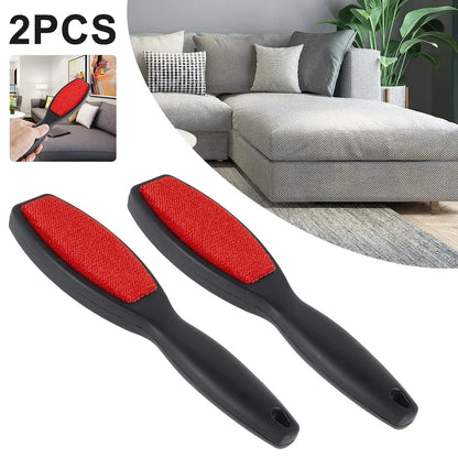 2PCS Double-Sided Reusable Lint Remover – Electrostatic Fabric Shaver & Pet Hair Brush Dealprice.co.uk