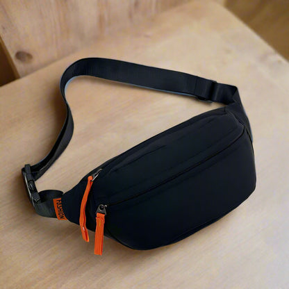 Casual Waterproof Waist Bag – Unisex Belt Pack for Everyday Use