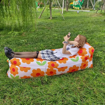 Portable Inflatable Air Sofa Bed – Waterproof & Lightweight Lounger for Beach, Camping & Outdoor Relaxation Dealprice.co.uk
