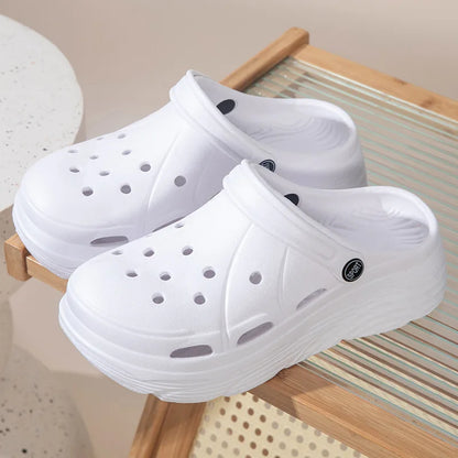 Women's Platform Non-Slip Garden Sandals – Summer Hollow Out EVA Clogs