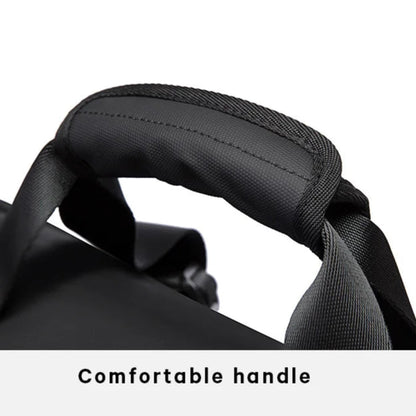 Men's Waterproof Gym Duffel Bag –  Bag with Shoe Compartment, Wet/Dry Separation