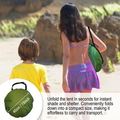 Pop-Up Beach Tent – UV-Resistant & Waterproof Sun Shade Shelter for Outdoor