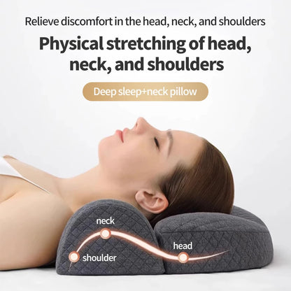 Cervical Memory Foam Pillow – Ergonomic Contour Support for Side Sleepers