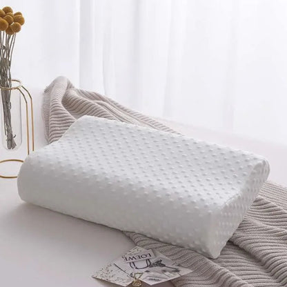 Memory Foam Pillow for Sleeping – Adjustable Orthopedic Contour Pillow for Neck