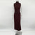 Elegant Knitted Two-Piece Set – Sleeveless Turtleneck Vest & High Waist Skirt