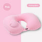 Inflatable Travel Neck Pillow – Portable U-Shaped Press-to-Inflate Pillow