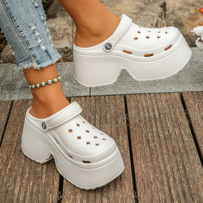 Women's Platform Clogs Slip On Slides – Summer Shoes Beach Sandals