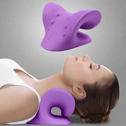Neck and Shoulder Stretcher Pillow – Neck align Chiropractic Neck Pillow Stretcher