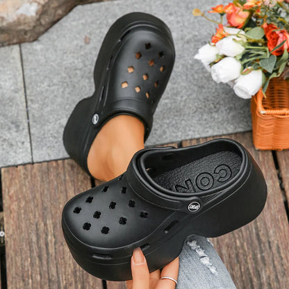 Women's Platform Clogs Slip On Slides – Summer Shoes Beach Sandals