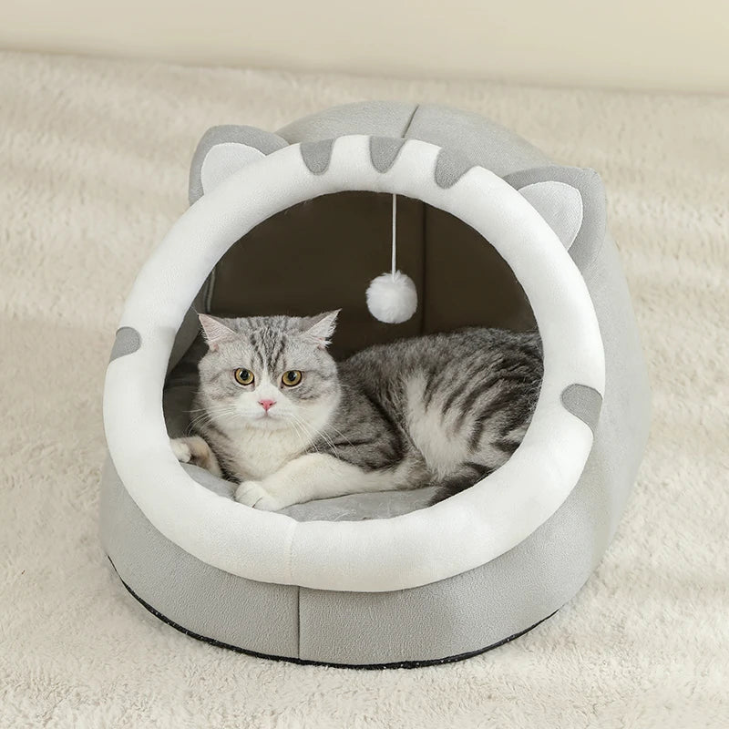 Super Cat Bed - Warm & Cozy Cave for Cats & Small Dogs Dealprice.co.uk