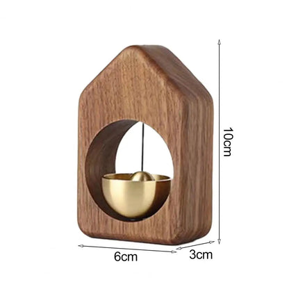 Wood & Brass Shopkeeper's Bell – Loud Sound Door Chime for Home Dealprice.co.uk