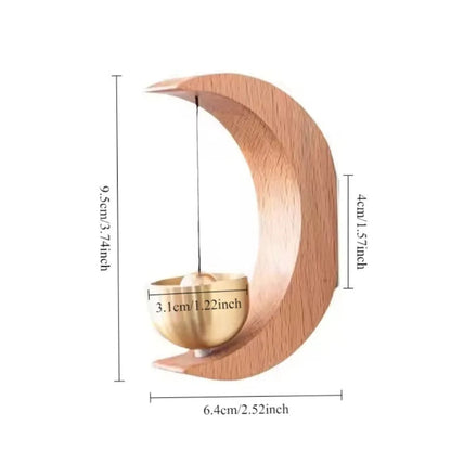 Wooden Doorbell Wind Chime – Decorative Hanging Bell for Home Dealprice.co.uk