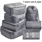 7PCS Travel Organizer Set – Packing Cubes for Clothes, Shoes & Luggage