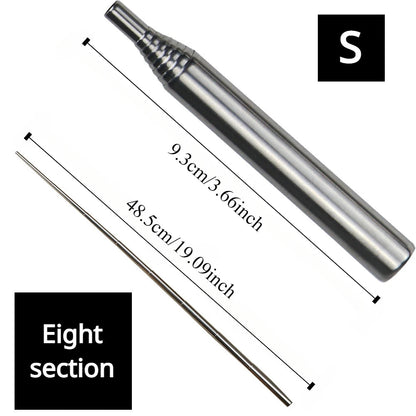 Stainless Steel Retractable Fire Pipe – Outdoor Camping Fire Blower Tool Dealprice.co.uk