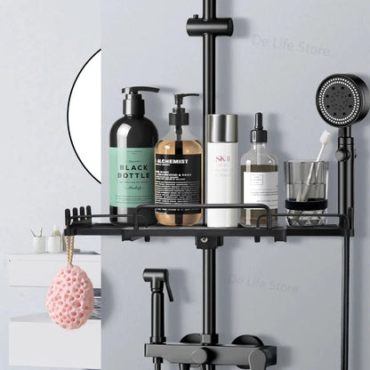 Extendable No-Drill Shower Shelf - Bathroom Storage & Organizer Dealprice.co.uk
