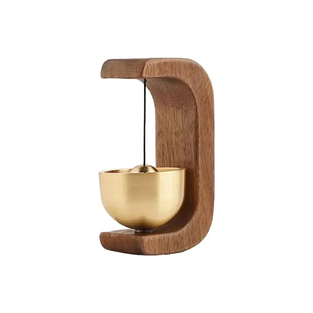 Dopamine Magnetic Wind Bell – Wooden & Copper Door Chime for Home Dealprice.co.uk