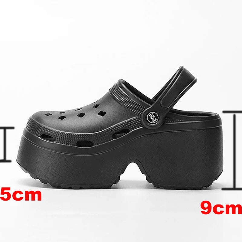 Women's Platform Clogs Slip On Slides – Summer Shoes Beach Sandals