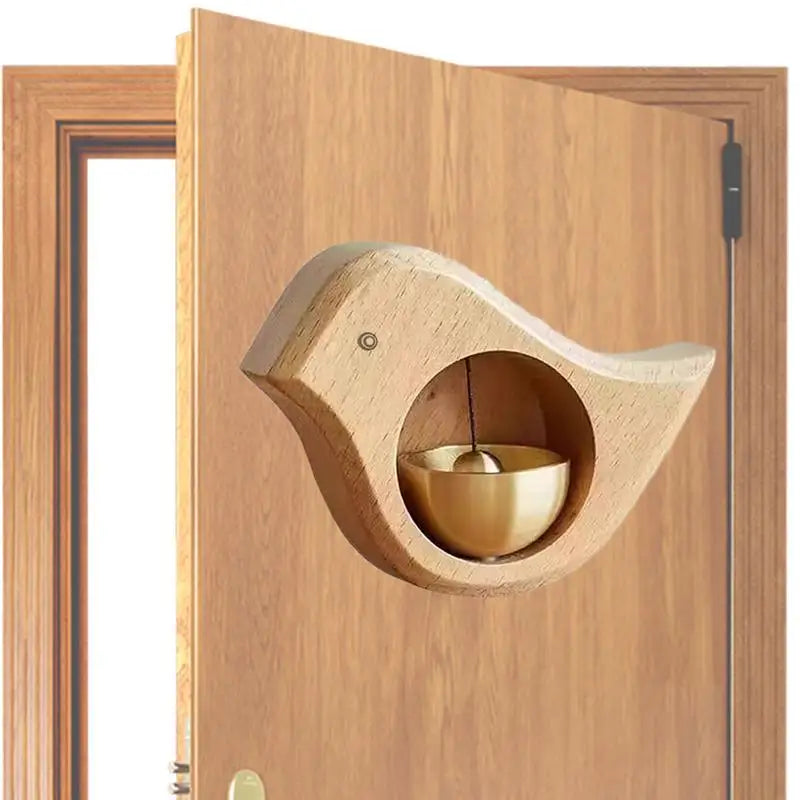 Magnetic Wooden Bird Doorbell Chime – Elegant Wind Chime for Home Dealprice.co.uk
