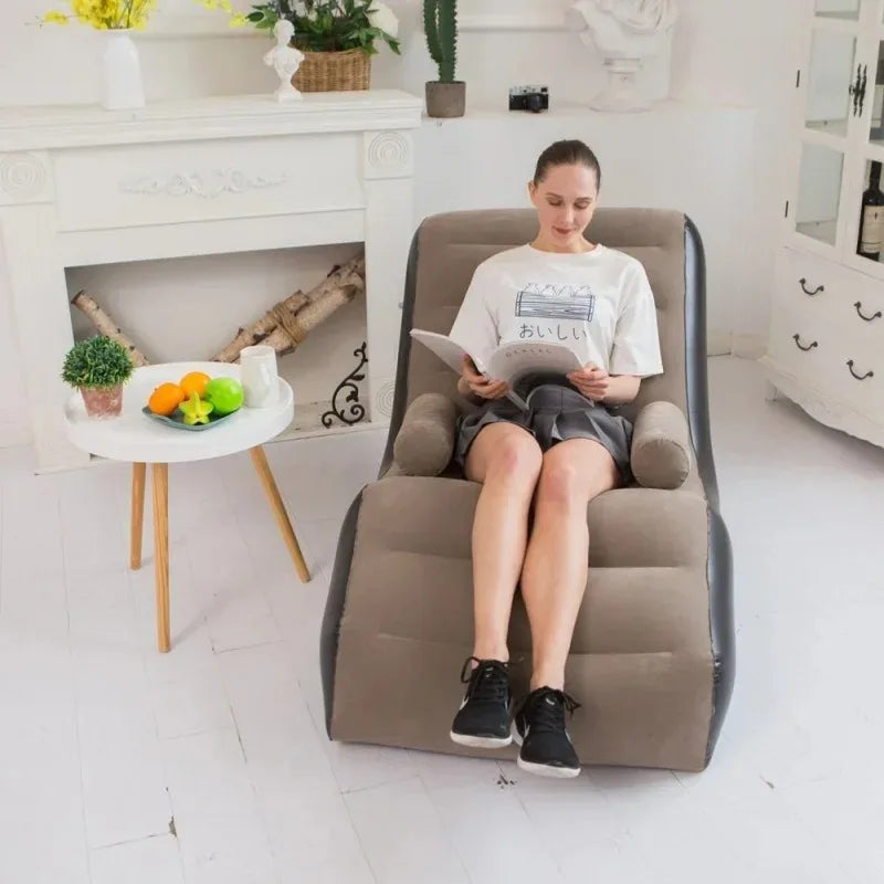 Inflatable Lazy Sofa – Comfortable & Stylish Recliner for Indoor Relaxation Dealprice.co.uk