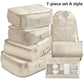 7PCS Travel Organizer Set – Packing Cubes for Clothes, Shoes & Luggage