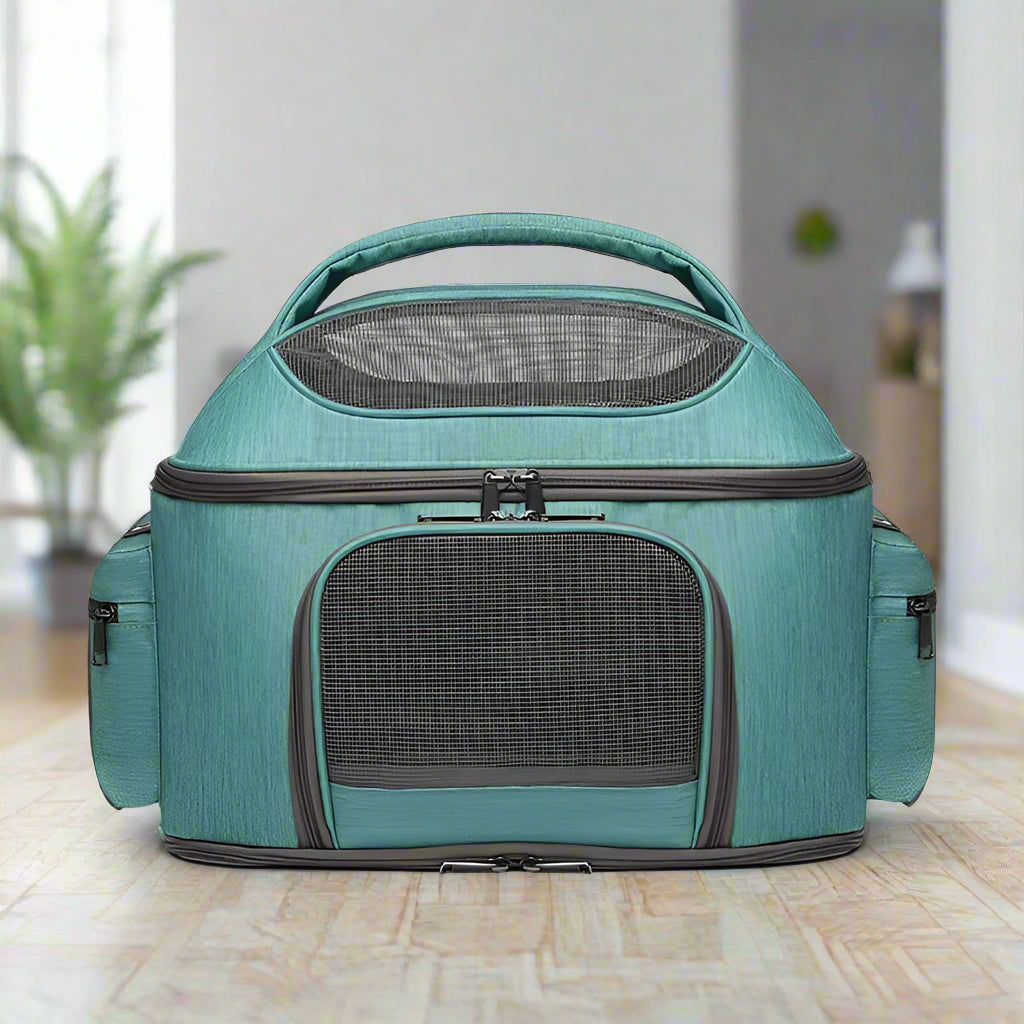 Foldable Cat Tote Bag – Breathable & Portable Crossbody Pet Carrier Dealprice.co.uk