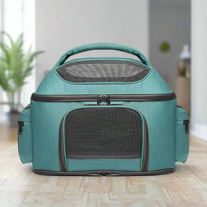 Foldable Cat Tote Bag – Breathable & Portable Crossbody Pet Carrier Dealprice.co.uk