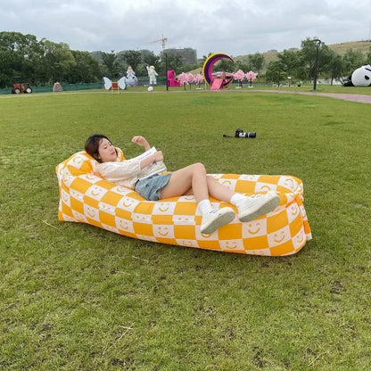 Portable Inflatable Air Sofa Bed – Waterproof & Lightweight Lounger for Beach, Camping & Outdoor Relaxation Dealprice.co.uk