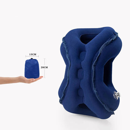 Inflatable Travel Headrest Pillow – Portable Neck & Shoulder Air Cushion for Long-Distance Travel Dealprice.co.uk