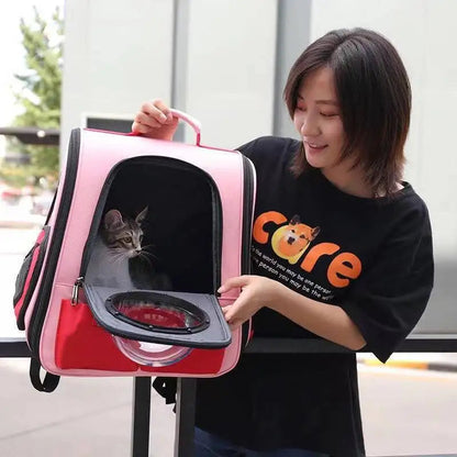 Foldable Astronaut Pet Carrier – Stylish Travel Bag for Cats & Small Dogs Dealprice.co.uk
