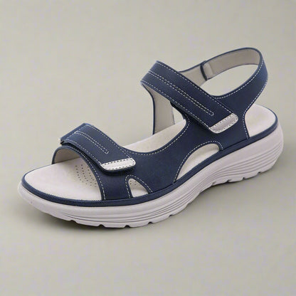 Summer Elegant Women Genuine Leather Sandals – Lightweight Sporty Style
