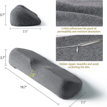 Contour Cervical Memory Foam Pillow – Ergonomic Neck Support for Side Sleepers
