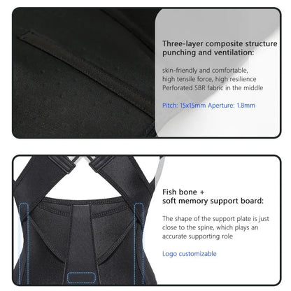 Women’s Posture Corrector Adjustable Back & Shoulder Brace for Upright Posture