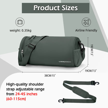 Women’s Waterproof Gym, Yoga & Weekend Bag with Shoe Compartment