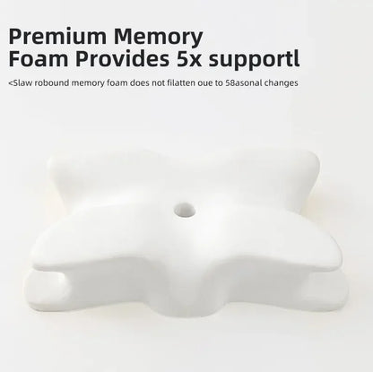 Butterfly Memory Foam Cervical Pillow – Orthopaedic Neck Support for Pain Relief