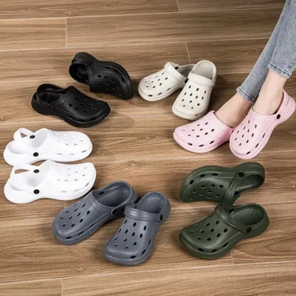 Summer Clogs for Men & Women – Lightweight Slip-On Garden Outdoor Slippers