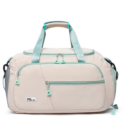 Women’s Large Oxford Travel Tote – Waterproof Gym & Weekend Shoulder Bag