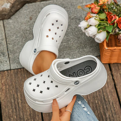 Women's Platform Clogs Slip On Slides – Summer Shoes Beach Sandals