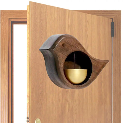 Magnetic Wooden Bird Doorbell Chime – Elegant Wind Chime for Home Dealprice.co.uk