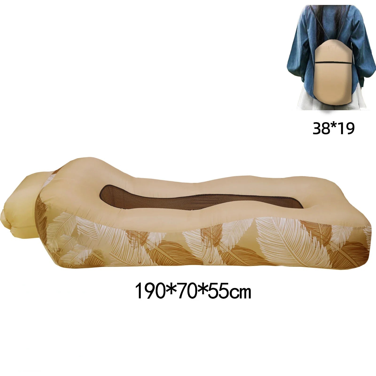 Inflatable Double Mattress Sofa Bed – Ultralight & Portable Sleeping Solution for Camping & Travel Dealprice.co.uk