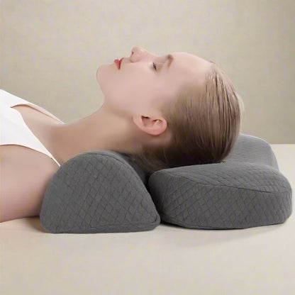 Cervical Memory Foam Pillow – Ergonomic Contour Support for Side Sleepers