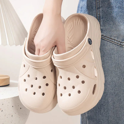 Women's Platform Non-Slip Garden Sandals – Summer Hollow Out EVA Clogs