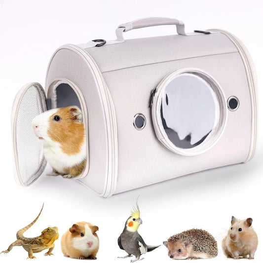Small Animal Carrier Bag – Portable, Breathable & Multi-Pet Travel Backpack