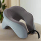 Travel Neck Pillow U-Shaped Snail-Style Memory Foam – Soft Adjustable Support