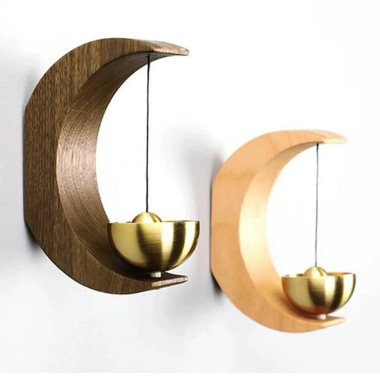 Wooden Doorbell Wind Chime – Decorative Hanging Bell for Home Dealprice.co.uk