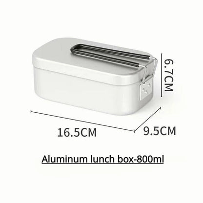 Portable Aluminium Lunch Box – Reheatable Camping Meal Container Dealprice.co.uk