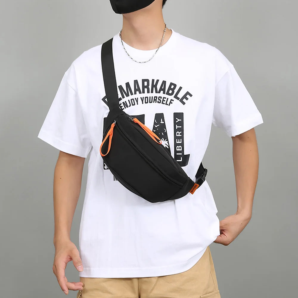 Casual Waterproof Waist Bag – Unisex Belt Pack for Everyday Use