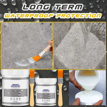 Waterproof Coating Sealant – Transparent Anti-Leak Glue with Brush for Roof, Wall